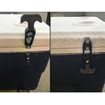 thumbnail image 5 of 2 pestillos de goma flexible con mango en T y soporte para candado para caja de herramientas, refrigerador, carrito de golf, capó de máquina de ingeniería o maquinaria, 5 of 5