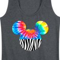 thumbnail image 3 of Mickey & Friends - Tie Dye Zebra Fill - Women's Racerback Tank Top, 3 of 5