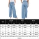 thumbnail image 2 of Pantalones Elegantes Pantalones plisados ​​cómodos de lino de algodón Traje de dama de oficina de damas sueltas (Azul L) Ygjytge para Mujer Azul T XL, 2 of 6