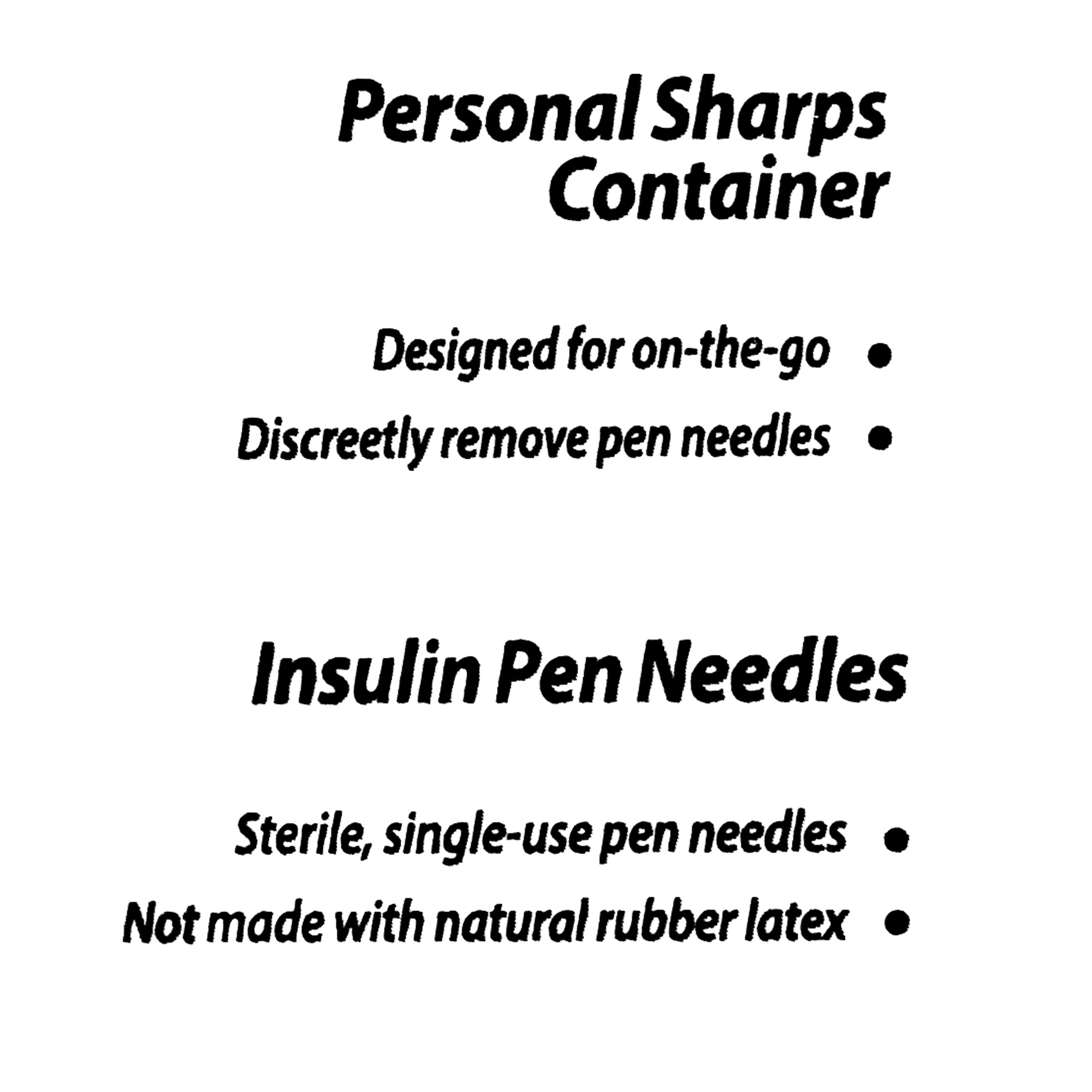 ReliOn Insulin Pen Needles Bonus Pack, 4 mm x 32 Gauge, 50 Count + Sharps Container
