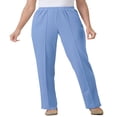 thumbnail image 1 of CHOK Women‘s Plus Size Elastic-Waist Soft Knit Pant - 24 W  Navy, 1 of 6