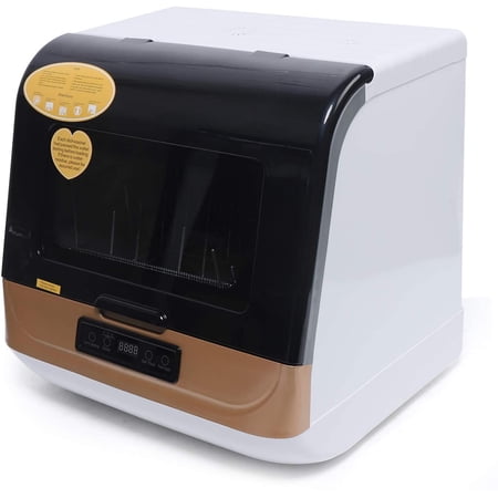 TFCFL Portable Countertop Dishwasher 4 Washing Programs 1200W Dish Washer Automatic
