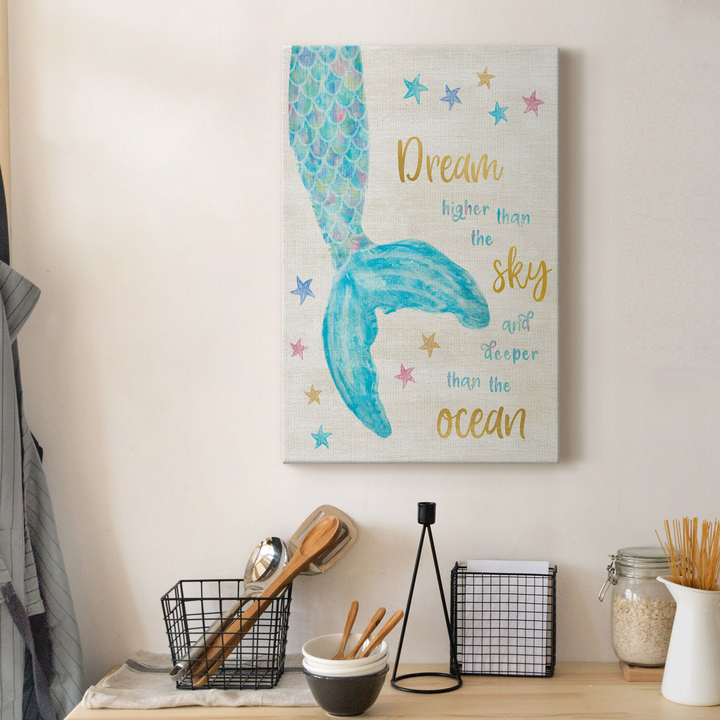Mermaid Dream Premium Gallery Wrapped Canvas - Ready to Hang - 40 x 60