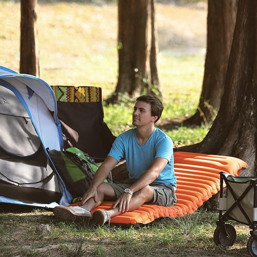 Yihuala Self-inflating Air Mattress Widen Pad Splicing Inflatable Bed Beach Mat Camping Tent Cushion