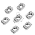 thumbnail image 5 of BESTOMZ 50 Pcs Extrusions en Aluminium Européen Fil T-Nut Mince (M4x10x6), 5 of 5