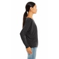 thumbnail image 2 of Bella + Canvas Ladies' Flowy Long-Sleeve Off Shoulder T-Shirt, 2 of 3