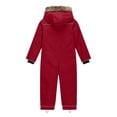 thumbnail image 6 of YunPes Boys Snow Suit Outdoor Waterproof Windproof Snowboarding Ski Suits Toddler Kids Winter Warm Plain Hooded Overalls Jumpsuit, 6 of 6