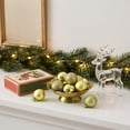 thumbnail image 6 of NWQKYZGH 24PCS Shatterproof Plastic Christmas Baubles Matte Shiny Glitter Hanging Ornament Balls for Indoor Outdoor Xmas Tree Holiday Festival Decor -1.2IN, 6 of 6