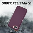 thumbnail image 4 of Étui pour iPhone X/TP, Protection Robuste 3 Couches Antichoc Étui Rigide Anti-Poussière/chute Intégrale Durable Anti-Empreintes Digitales avec Protection Port, Violet et Rose, 4 of 4