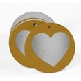 thumbnail image 2 of Inkdotpot Real Silver Foil Made With Love Wedding Tags Favor Hang Paper Tags 50 Pieces, 2 of 6