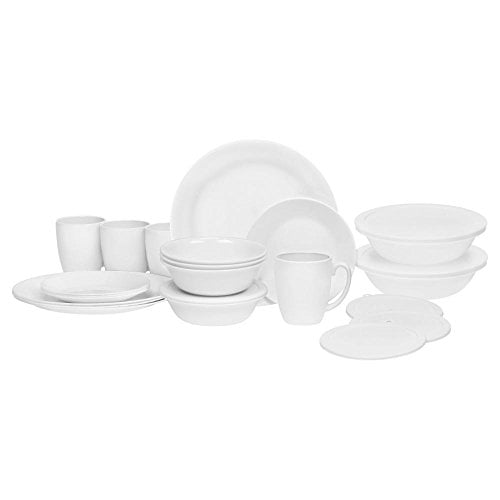 World Kitchen Corelle Serve and Save 24 Piece Dinnerware Set