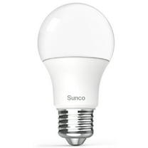 Sunco LED Light Bulbs, E26 Base Lamp Bulbs A19, [Focos LED para Casa], 2700K Soft White, 8W (60 Watt Equivalent), 850 LM, Non-Dimmable, 25000 Lifetime Hours for Bedroom, Bathroom UL