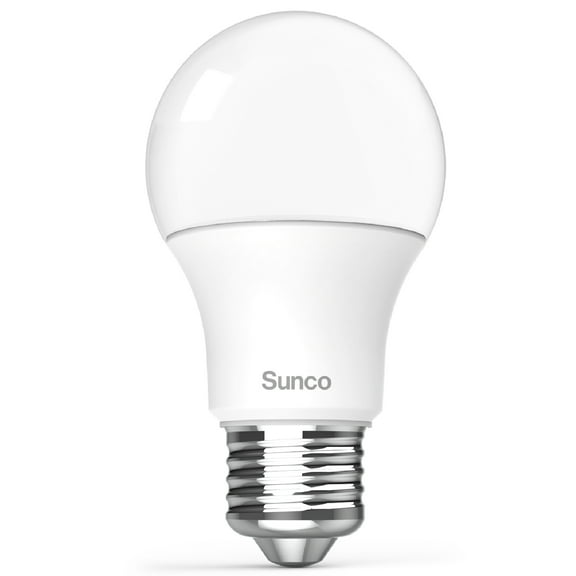 Sunco LED Light Bulbs, E26 Base Lamp Bulbs A19, [Focos LED para Casa], 2700K Soft White, 8W (60 Watt Equivalent), 850 LM, Non-Dimmable, 25000 Lifetime Hours for Bedroom, Bathroom UL