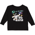 thumbnail image 3 of Inktastic Out of This World Big Sister Astronaut in Space Girls Long Sleeve Toddler T-Shirt, 3 of 5