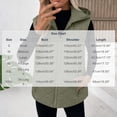 thumbnail image 3 of Sokhug Womens Hooded Quilted Puffer Vest Zip Up Sleeveless Lightweight Fall Winter Plain Lined Cotton Padded Jacket Outerwear with Pockets, 3 of 7