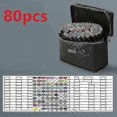 thumbnail image 2 of 30/40/60/80 Color Markers Alcohol Felt Pen Dual Brush Manga Sketching Set, 2 of 4