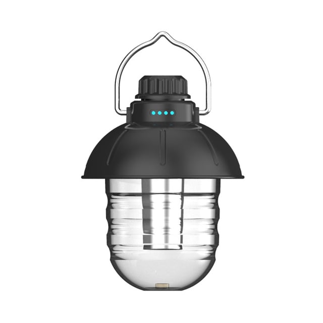 yeacher Multifunctional Outdoor Metal Handle Retro Lantern Camping Rechargeable Portable Tent Light Stepless Dimming Fishing Travel Lighting Equipment