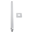 thumbnail image 1 of Square Stainless Steel Top Shower Arm Pipe Wall Mount for Bathroom Ceiling Shower Head (40 Cm), 1 of 4