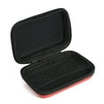 thumbnail image 4 of facefd Portable Earphone Carry Case with Zipper Earbud Wired Headset Storage Box Organizer Multi-purpose Protection Pouch Office Red, 4 of 7