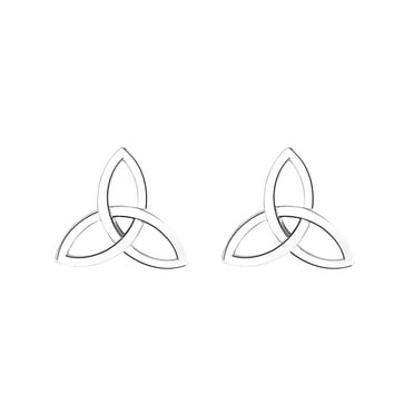 Amy and Annette Sterling Silver Celtic  Stud Earrings