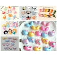 thumbnail image 2 of U8MO 20 Flatback Resin Cute Various Shape Candy Flower Cabochons Scrapbooking Craft -6# Assorted Princesses Girls, 2 of 7