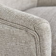 thumbnail image 6 of Home Square 2 Piece Swivel Linen Office Chair Set in Light Gray, 6 of 11