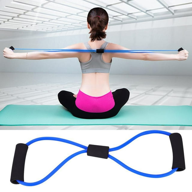 Banda De Resistencia, Figura 8 Bandas De Ejercicio Banda De Goma Elástica Entrenamiento Tubo De Cuerda Ejercicio Físico Para Yoga Gimnasio