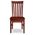 thumbnail image 3 of Mission Dining Chairs with Wood Seat in Walnut - Set of 2, 3 of 4