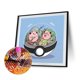 thumbnail image 1 of Cuadros Decorativos Kits de dibujo de diamantes 5D DIY taladro redondo completo decoración de pared grasa Baokemeng (A5706) Wdftyju embutido en tela, 1 of 8
