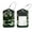 multicolored 2, variant on 2 Pcs Luggage Tags, Pig Sunflowers Privacy Cover ID Label with Stainless Steel Loop and Address Card for Travel Bag Suitcase