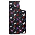 thumbnail image 2 of Colorful Butterfly Pattern Teens Toddler Nap Mat with Pillow, Sleeping Mat Bag for Preschool Daycare 60"x20", 2 of 6