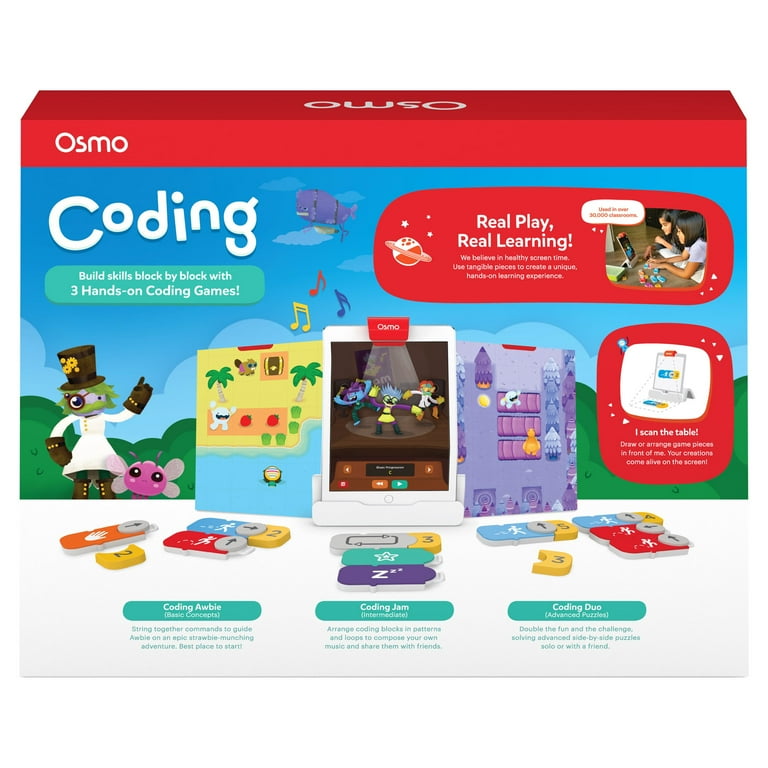 Osmo Coding Starter Kit for iPad - Ages 5-12 Learn to Code, Coding Fundamentals & Puzzles Osmo Coding Starter Kit for iPad - Ages 5-12 Learn to Code, Coding Fundamentals & Puzzles