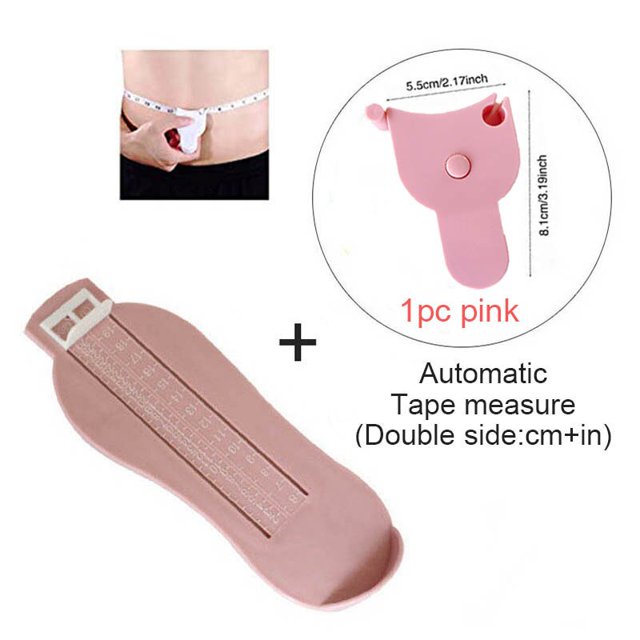 Medidor de medida de pie para niños, herramienta de regla de medición de tamaño, accesorios para zapatos infantiles