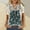 Blue womens tops, variant on Wenini Womens Tops Dressy Casual Casual Loose Button Down Linen Pullover Tops with Pocket Short Sleeve Round Neck Shirts Sunflower Print Summer Blouse White XL