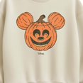 thumbnail image 2 of Disney - Mickey Head Pumpkin - Women's Oversized Fleece Crew Sweatshirt, 2 of 4
