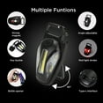 thumbnail image 1 of HLONK 2000LM Rechargeable Key Chain Flashlights  Portable Mini Light Magnetic Work Light 3 Modes with Folding Bracket for Walking Camping Repairing Christmas Gift  Black, 1 of 6