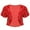 Red, variant on Womens Shiny Sequin Cropped Cardigan Jacket Short Sleeve Glitter Bolero Shrugs Dress Cover-up Gold One Size