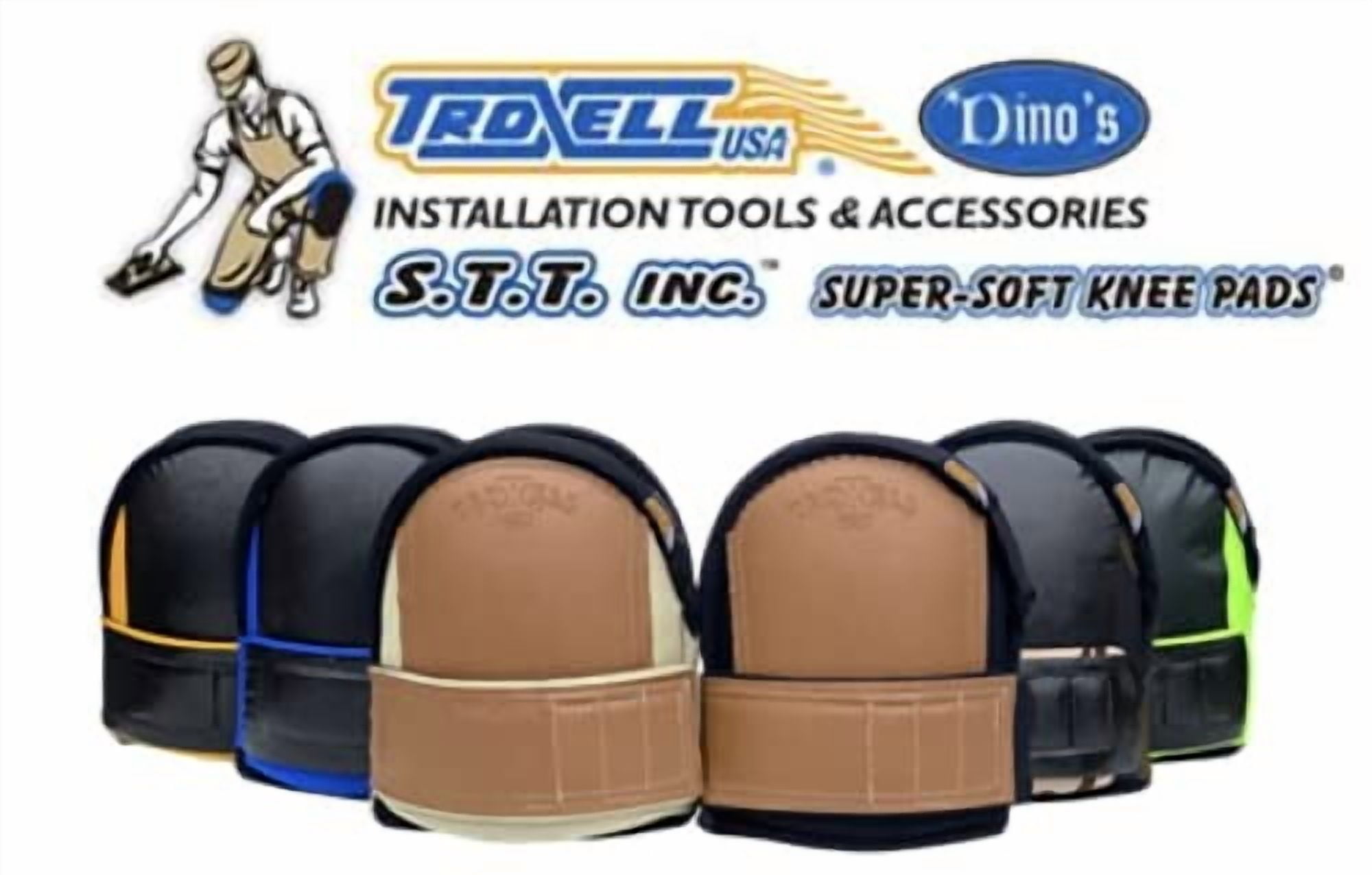 TROXELL USA SuperSoft Leatherhead Kneepads - (Large Size / Bagged in Pairs)