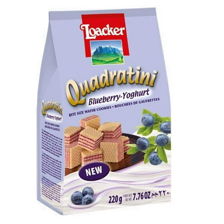 - Loacker Blueberry Yogurt Quadratini 7.76 oz (220g)