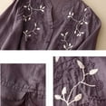 thumbnail image 4 of Birdeem Blouses pour Femmes Col Rond Imprimé Chemise Ample à Manches Trois-Quarts, 4 of 12