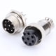 thumbnail image 3 of Conector de Enchufe de Aviación Eléctrico Tipo Tornillo Nikou GX16 de 8 Pines, 3 of 6