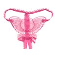 thumbnail image 2 of WTXUE Intimates | Butterfly Lace Micro Women Open Thongs Sheer Underwear | 1 Piece, 2 of 2