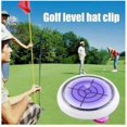 thumbnail image 2 of 1/2 piezas Marcador de pelota de golf Relativelk con tapa redonda y clip con función de nivel, nivel de burbuja, 1 pieza amarilla, 2 of 4