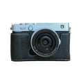 thumbnail image 1 of Half Leather Case for Camera with Precise Fit, Microfiber Lining, Easy Battery Access, and Quick-Release Screw Hole, 1 of 7