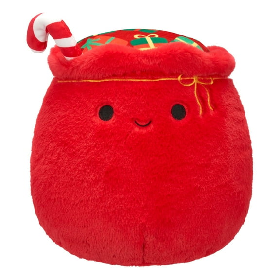 Squishmallows FuzzAMallow Official 12 inch Lowell the Red Sack of Toys - Child's Ultra Soft Stuffed Plush Toy