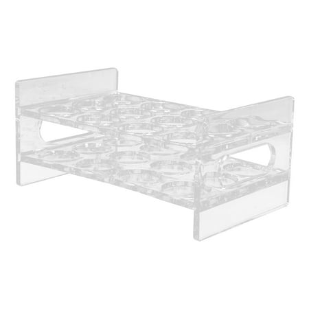 

Yardwe Tall Shot Glass Holder Acrylic Cup Holder Transparent 1Set 5.5x8.9in