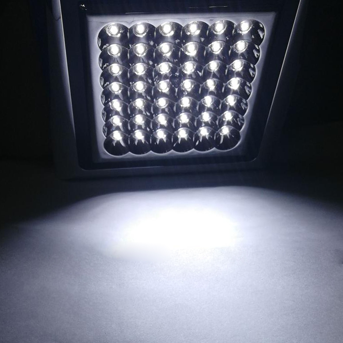 42LED White Car Interior Ceiling Square Shaped Dome Roof Lamp Light DC