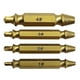 thumbnail image 1 of 4 Uds. De brocas para tornillos de daños , Extractor de pernos, juego fácil de sacar dorado Zulema Removedor de pernos rotos, 1 of 8