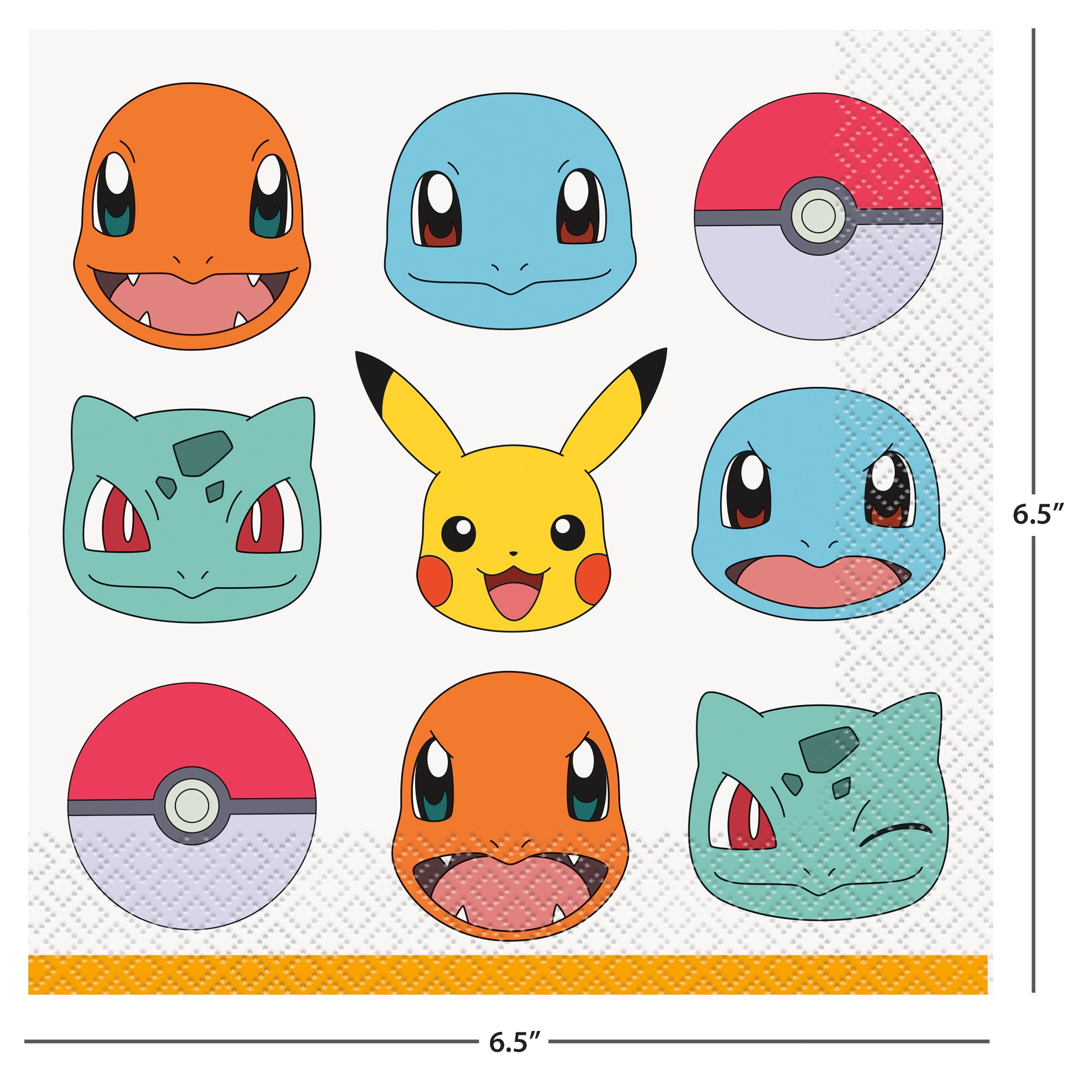 Pokémon Luncheon Napkins, 16ct