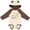 Natural & Brown w Ears, variant on Inktastic Mimi and Pawpaw Love Me Boys or Girls Long Sleeve Baby Bodysuit